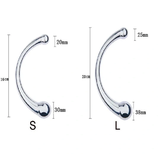 Anal Hooks Stainless Ended Hook Steel Double Elegant 5858 Anal 1012